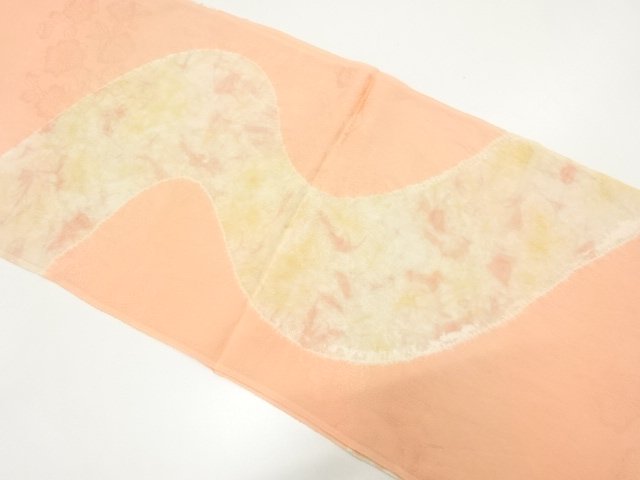 JAPANESE KIMONO / UNUSED SHIBORI OBIAGE